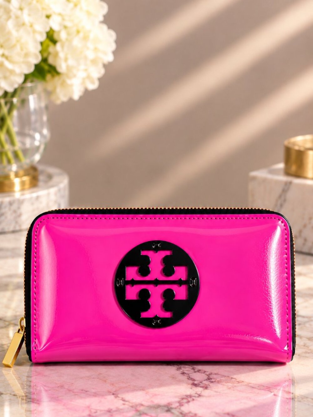 Tory Burch Hot Pink Wallet